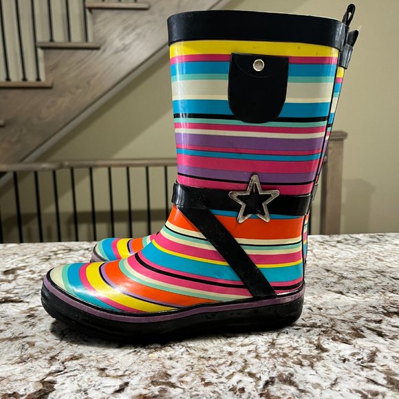 Kids Rubber Boots Size 1 - Picture 8 of 16